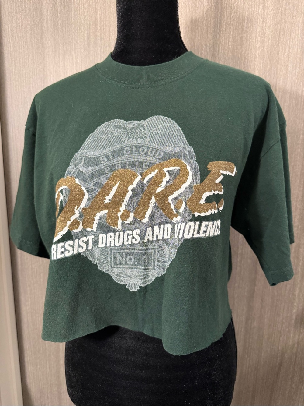 Gildan Dark Green Heavy Cotton Tee with Tag